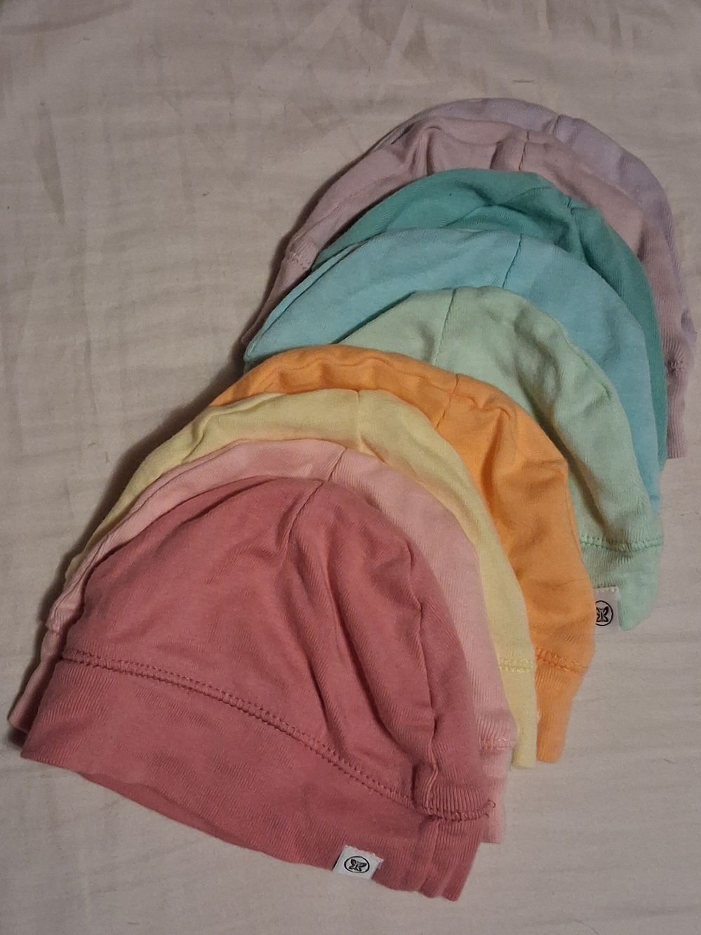 Organic Cotton Baby Hats - Pastel Multi-Pack